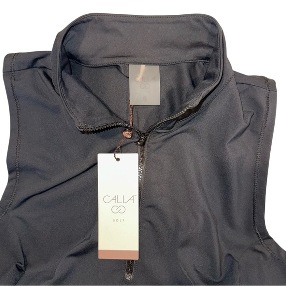 NWT Calia Golf Dress Women’s Black Sleeveless Athletic Stretch Mini Size S - Picture 3 of 7